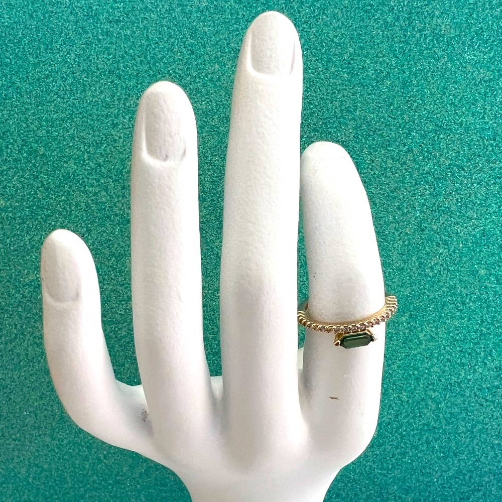 Swarovski Delicate Prong Set Crystal Ring